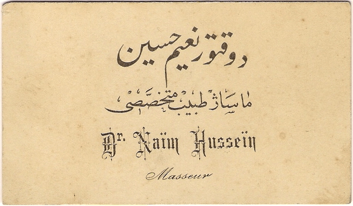 Dr. Naim Hüssein masseur.