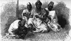 Massage au Soudan au 19eme.