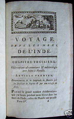 Voyage dans les Mers de l'INDE Par Guillaume LE GENTIL de la GALAISIERE